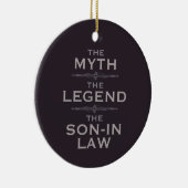 Myth Legend Son-in-Law Keramik Ornament (Rechts)