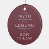 Myth Legend Son-in-Law Keramik Ornament (Links)
