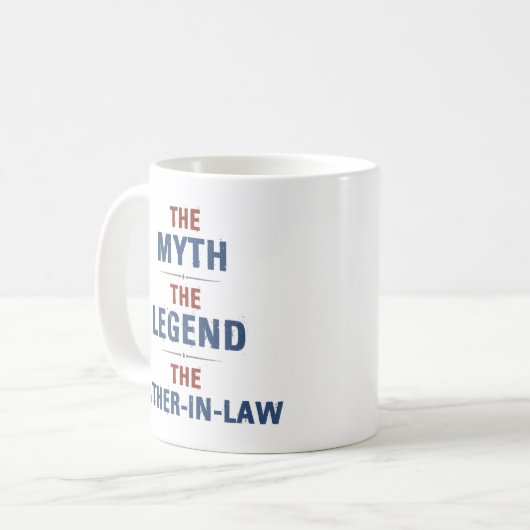 Myth Legend Vater im Gesetz Kaffeetasse (Vorderseite Links)