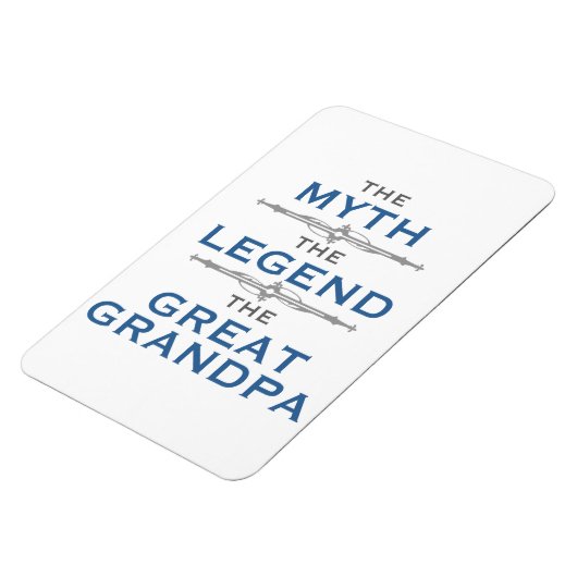 Myth Legende Großvater Magnet (Linke Seite)