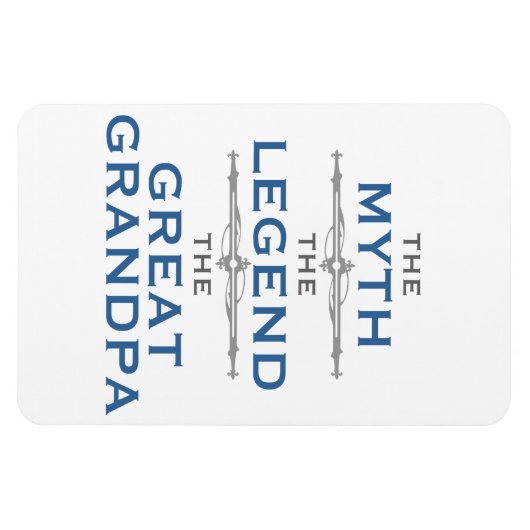 Myth Legende Großvater Magnet (Horizontal)