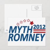 Myth Romney Anti Mitt 2012 Postkarte (Vorne/Hinten)
