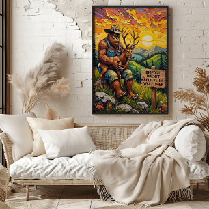 Mythen aus den Bergen: Bigfoot's Gentle Embrace Poster