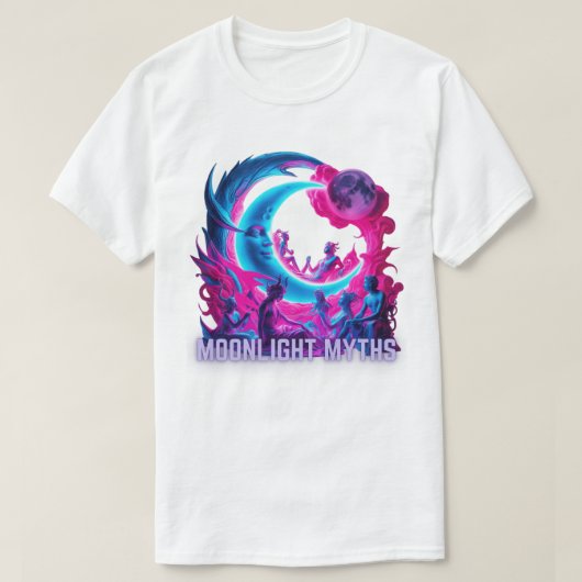 Mythen des Mondlichtes - Neon T-Shirt (Design vorne)
