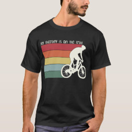 MYTHERAPY IS ON THE TRAILS-Mountain Bike Graphic T-Shirt