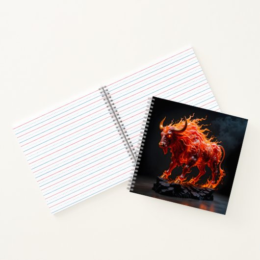 Mythic Fire Bull Notizblock (Innenseite)