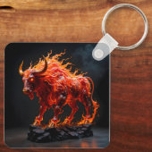Mythic Fire Bull Schlüsselanhänger (Rückseite)