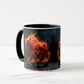 Mythic Fire Bull Tasse (Vorderseite Links)