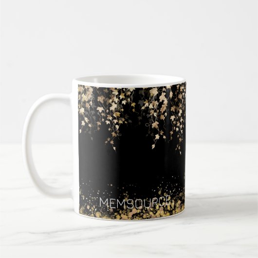 Mythic Golden Grape Garden Persönlicher Name Tee Kaffeetasse (Links)