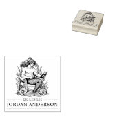 Mythic Masculine Merman Ex Libris Library Book Gummistempel (Stempel)