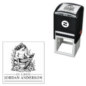 Mythic Masculine Merman Ex Libris Library Book Permastempel (Beispiel)