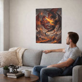 Mythic Realms Clash of Dragons Poster