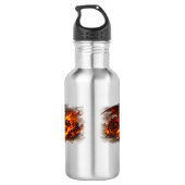 Mythic Realms Dragon Flight Edelstahlflasche (Rückseite)