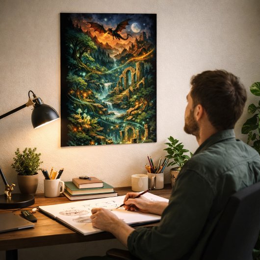 Mythic Realms Fragmented Legends Poster