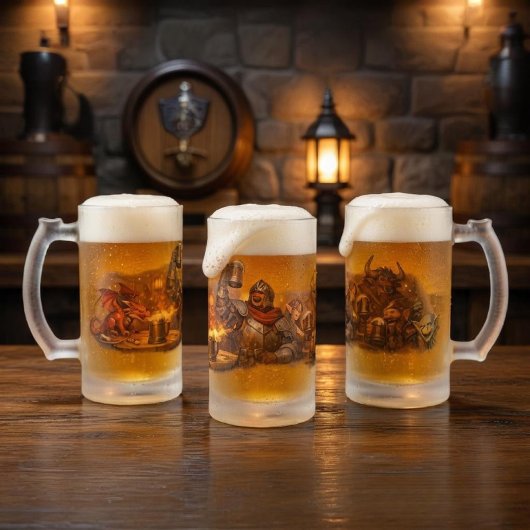 Mythic Realms Tavern Legends Mattglas Bierglas