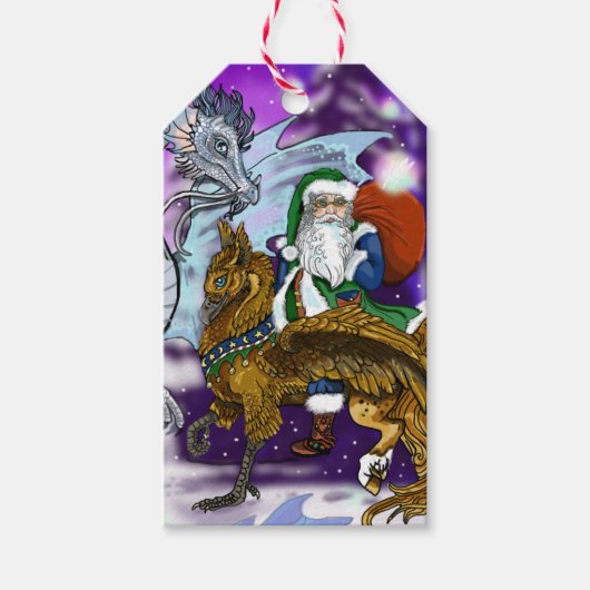 Mythic Santa Geschenkanhänger (Vorderseite)