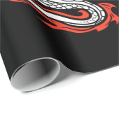 Mythical Ancient Asian Chinese Dragon Geschenkpapier (Rolleneckpunkt)