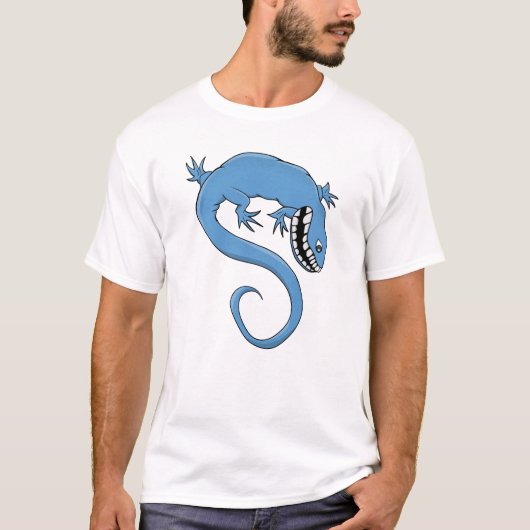 Mythical and fantastical Blue Creature T-Shirt (Vorderseite)