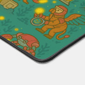 Mythical Crab and Griffin Treasure Seekers  Schreibtischunterlage (Ecke)