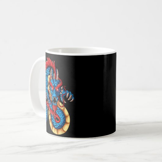 Mythical Creatures China New Year Chinese New Year Kaffeetasse (Vorderseite Links)