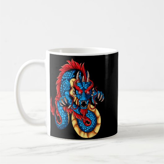 Mythical Creatures China New Year Chinese New Year Kaffeetasse (Links)