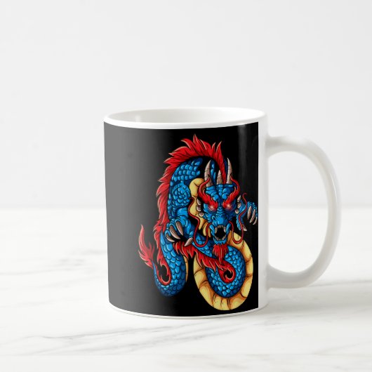 Mythical Creatures China New Year Chinese New Year Kaffeetasse (Rechts)