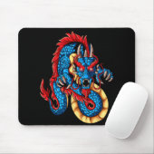 Mythical Creatures China New Year Chinese New Year Mousepad (Mit Mouse)