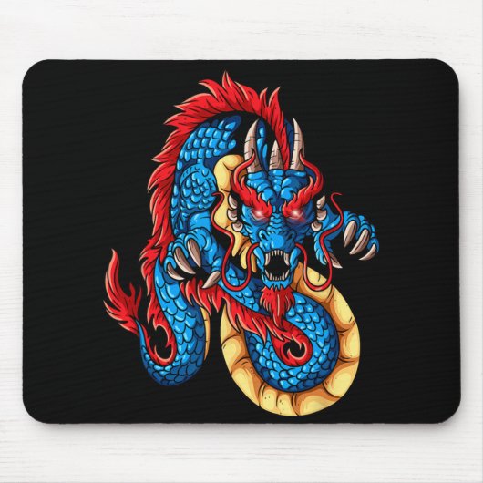 Mythical Creatures China New Year Chinese New Year Mousepad (Vorne)