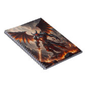 Mythical Fiery Demon Notizblock (Rechte Seite)