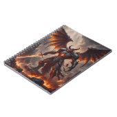 Mythical Fiery Demon Notizblock (Linke Seite)