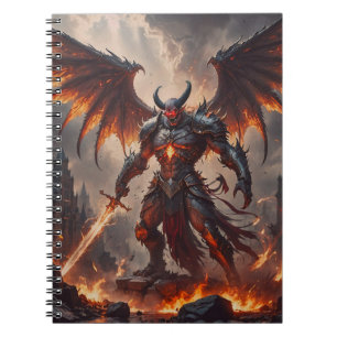 Mythical Fiery Demon Notizblock