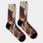 Mythical Fiery Demon Socken (Rechts)