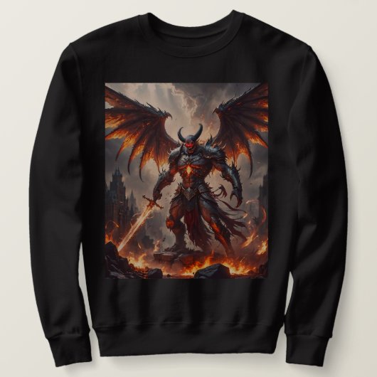Mythical Fiery Demon Sweatshirt (Design vorne)