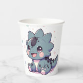 Mythical Little Dinosaur Baby Dusche Pappbecher (Vorderseite)