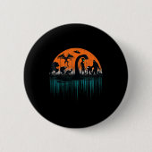 Mythical Loch Ness Bigfoot Mothman Aliens Funny Cr Button (Vorderseite)