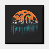Mythical Loch Ness Bigfoot Mothman Aliens Funny Cr Magnet (Vorne)