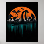 Mythical Loch Ness Bigfoot Mothman Aliens Funny Cr Poster (Vorne)