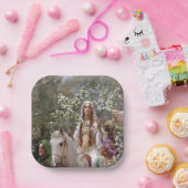 Mythical Queen Guinevere (by John Collier) Pappteller (Party)