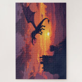 Mythical Welsh Dragon Jigsaw Puzzle (Vertikal)