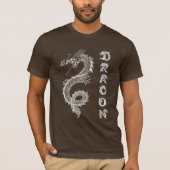 Mythical White Chinese Dragon Dracon T-Shirt (Vorderseite)