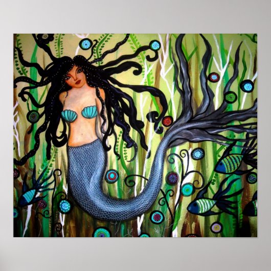 MYTHISCH MERMAID POSTER (Vorne)