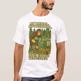 Mythisch. Methodisch. Bigfoot Water Change Wed T-Shirt