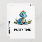 *~* Mythische AP48 FOTO Albern Dragon Dino Cartoon Postkarte (Vorne/Hinten)