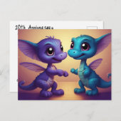 *~* Mythische AP48 FOTO Einladung - Dragon PostCar Postkarte (Vorne/Hinten)