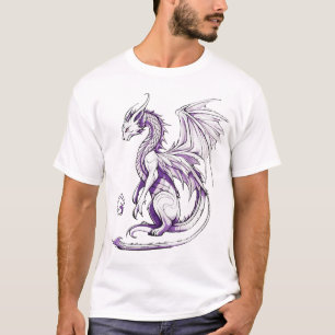 Mythische Bestien & Drachenumrisse T-Shirt