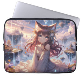 Mythische Catgirl Anime Princess Laptopschutzhülle