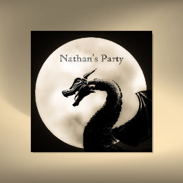 Mythische Drache-Party Einladung