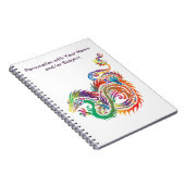 Mythische Drachenkunst personalisieren Notizblock (Rechte Seite)