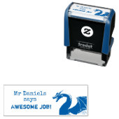 Mythische Drachenlehrer Phantastische Arbeit Permastempel (Beispiel)