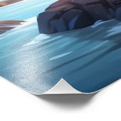 *~* Mythische Fantasie AP48 Kids Dragonfly Cartoon Fotodruck (Ecke)